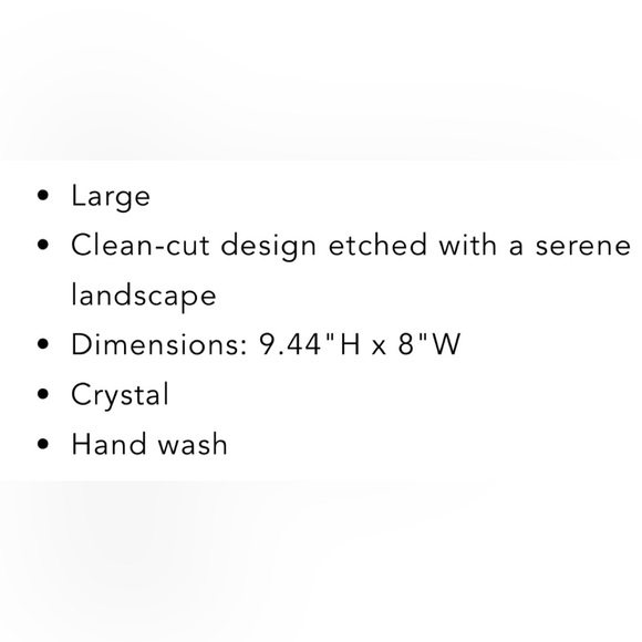 Oreffors large organic vase clear - Picture 7 of 7